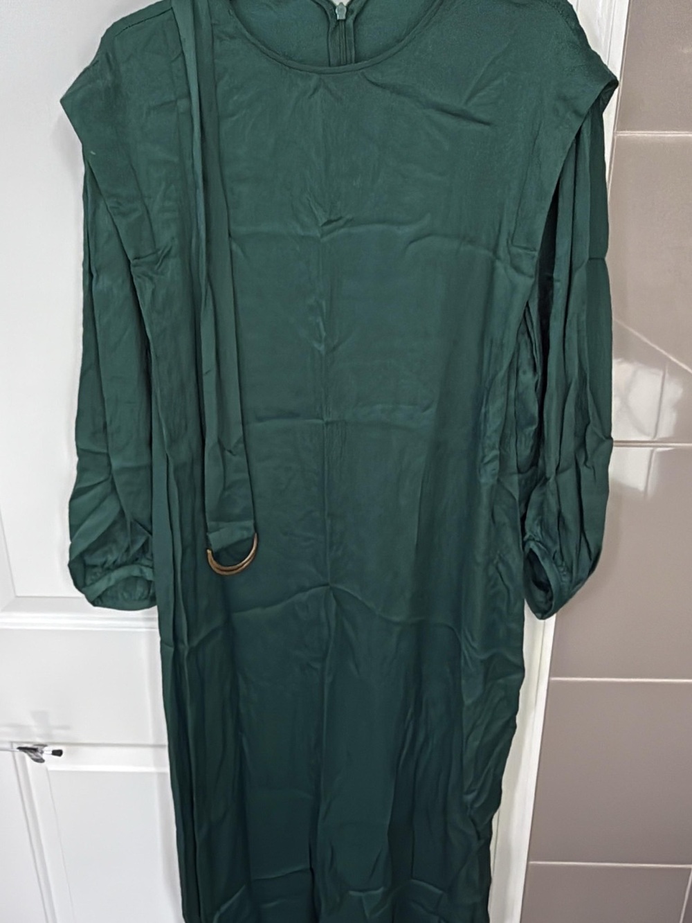 Ted Baker Emerald Green Maxi Dress with Fabric Belt